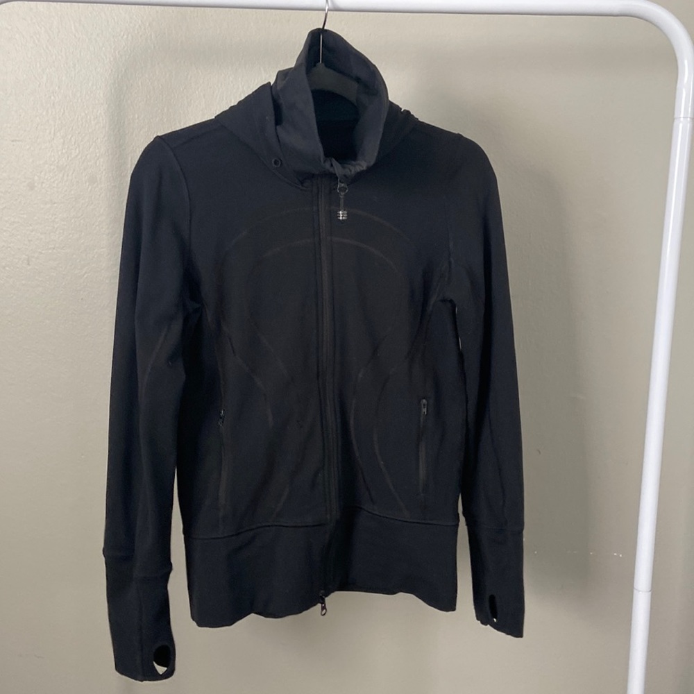 Lululemon In Stride Black Jacket Sz 6